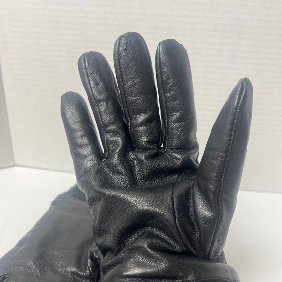 Isotoner men’s black gloves size M - Picture 8 of 10